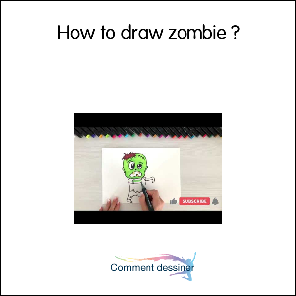 How to draw zombie